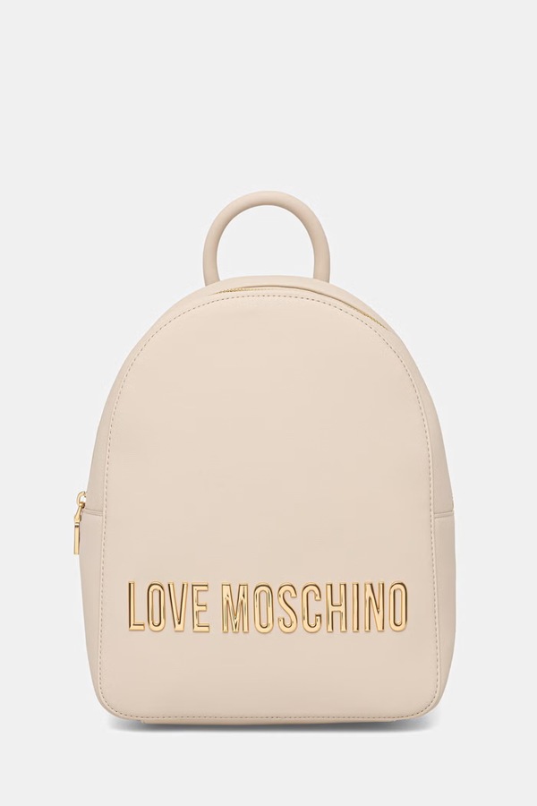 Рюкзак жіночий зі штучної шкіри Love Moschino колір бежевий