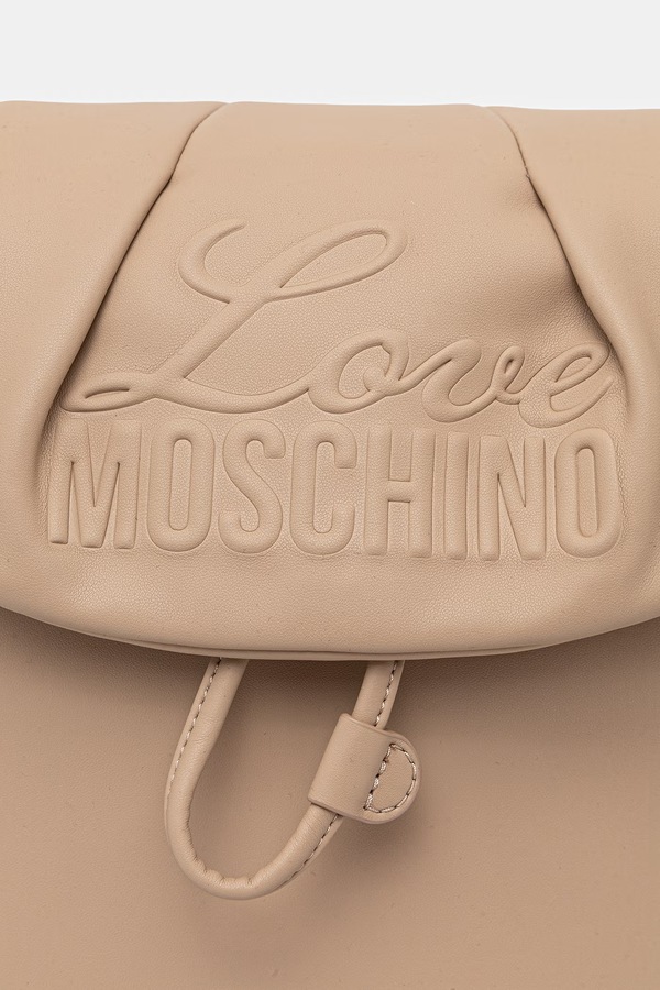 Рюкзак жіночий Love Moschino колір бежевий фото 4
