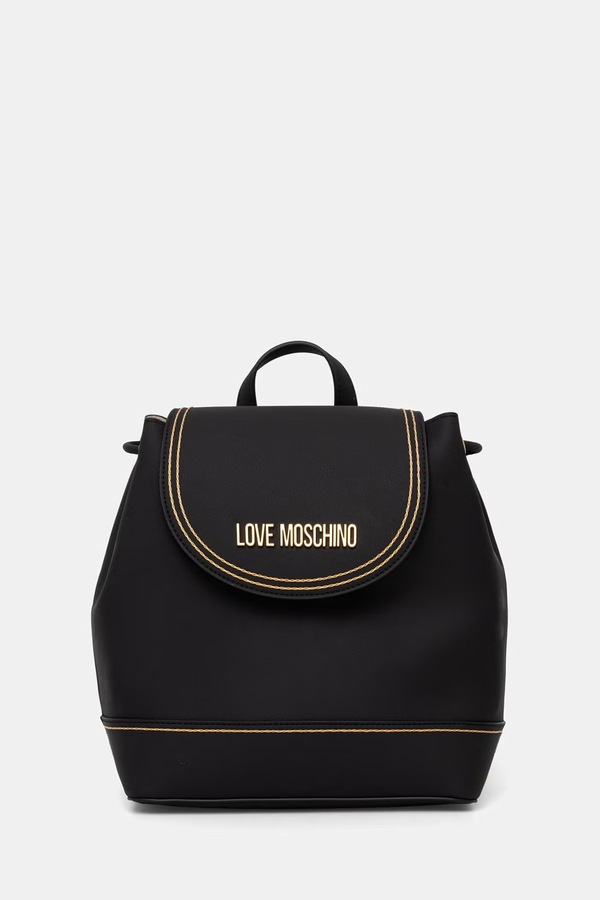 Рюкзак жіночий зі штучної шкіри Love Moschino колір чорний