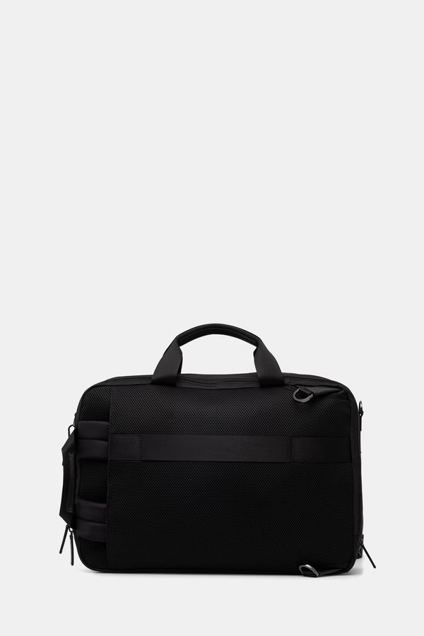 Сумка для ноутбука чоловіча Emporio Armani колір чорний фото 2