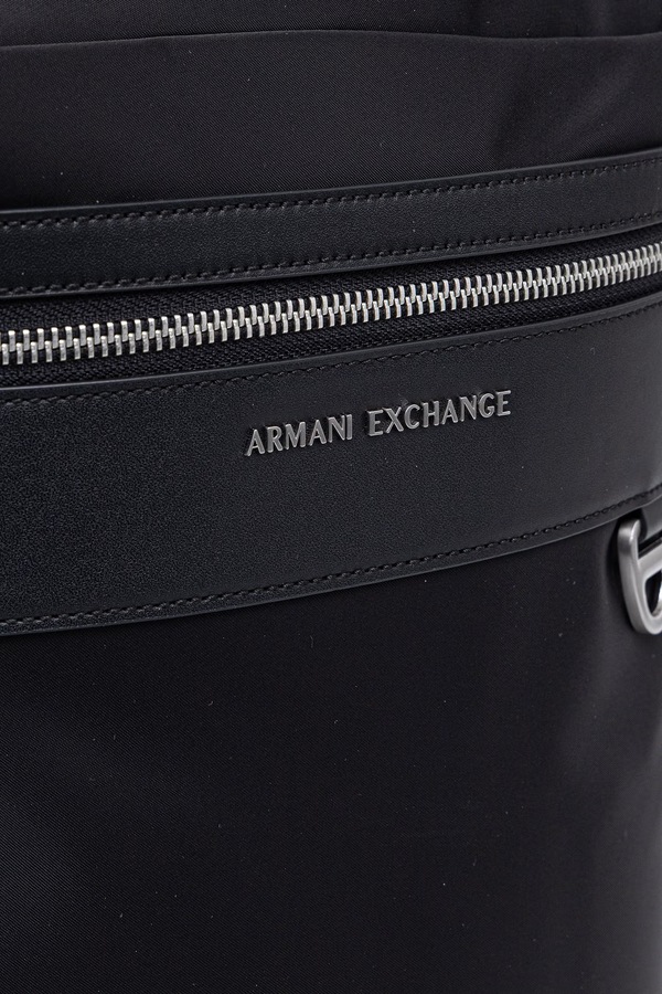 Рюкзак чоловічий Armani Exchange колір чорний фото 4