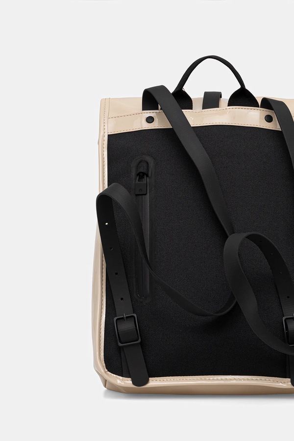 Рюкзак Rains 13330 Rolltop Rucksack Mini W3 колір бежевий фото 2