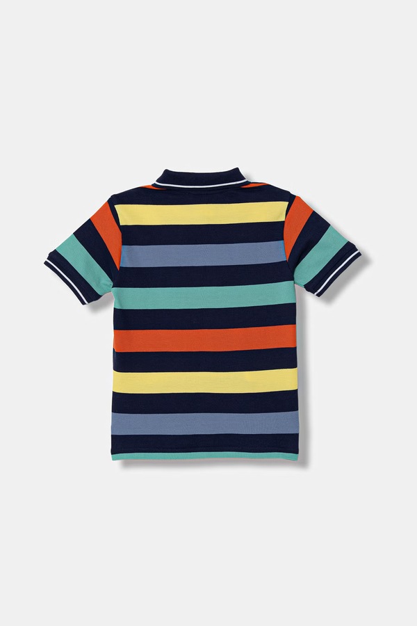 Поло дитяче бавовняне United Colors of Benetton колір барвистий
