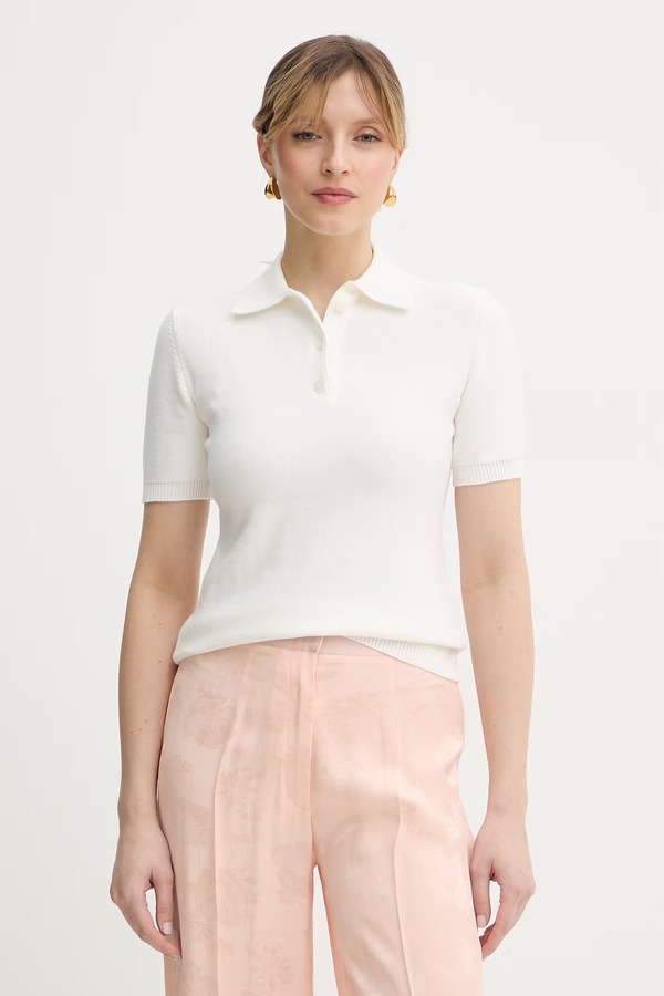 Поло MM by Max Mara CARIOCA цвет бежевый