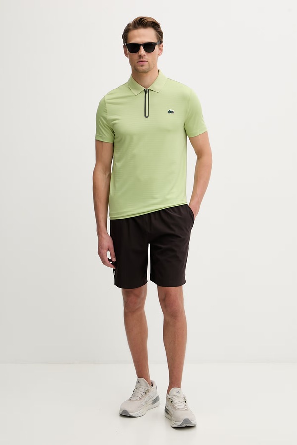 Поло чоловіче Lacoste колір зелений