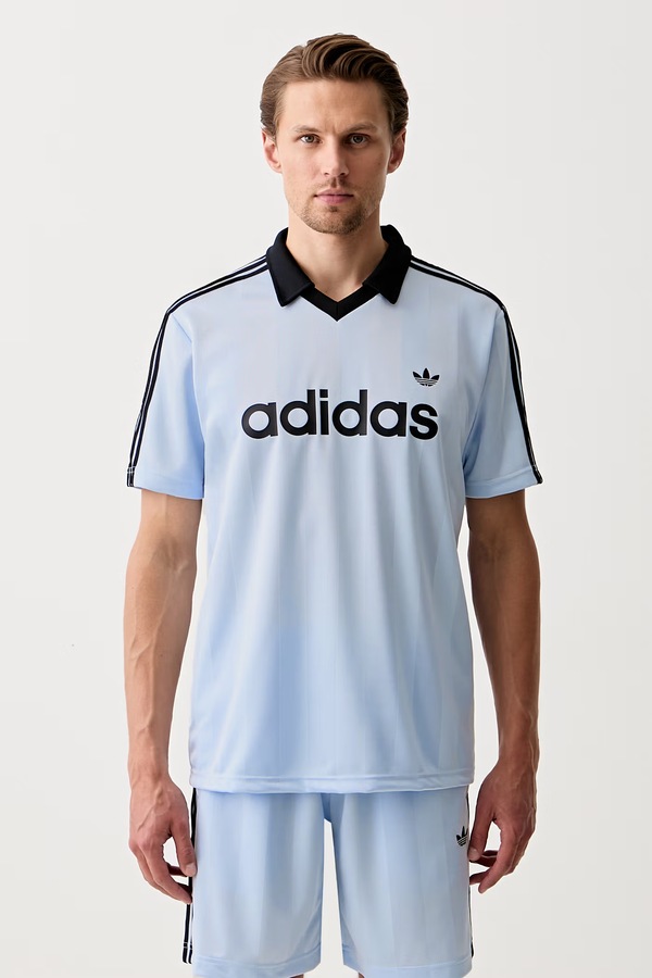 Поло мужское adidas Originals цвет голубой