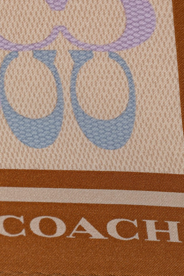 Шовкова хустка на шию Coach фото 2