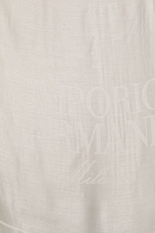 Шаль мужская из вискозы Emporio Armani цвет серый