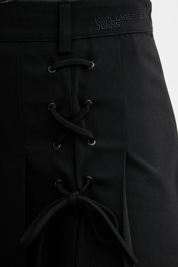 Спідниця Karl Lagerfeld Jeans колір чорний фото 4