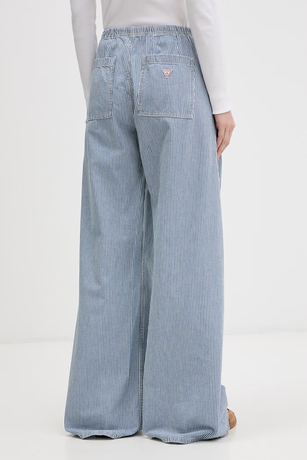 Джинсы wide leg женские Guess Jeans цвет голубой фото 2