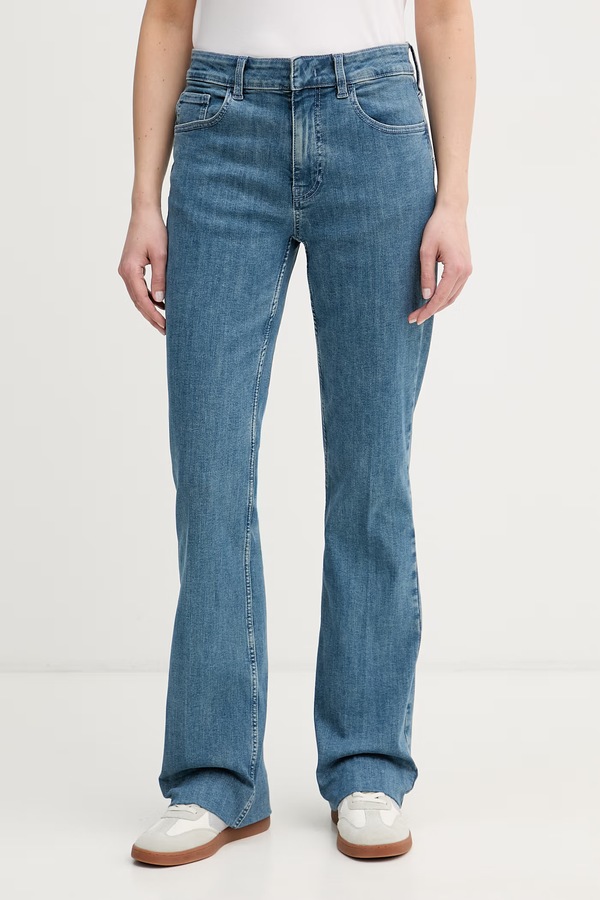 Джинси bootcut жіночі United Colors of Benetton колір блакитний