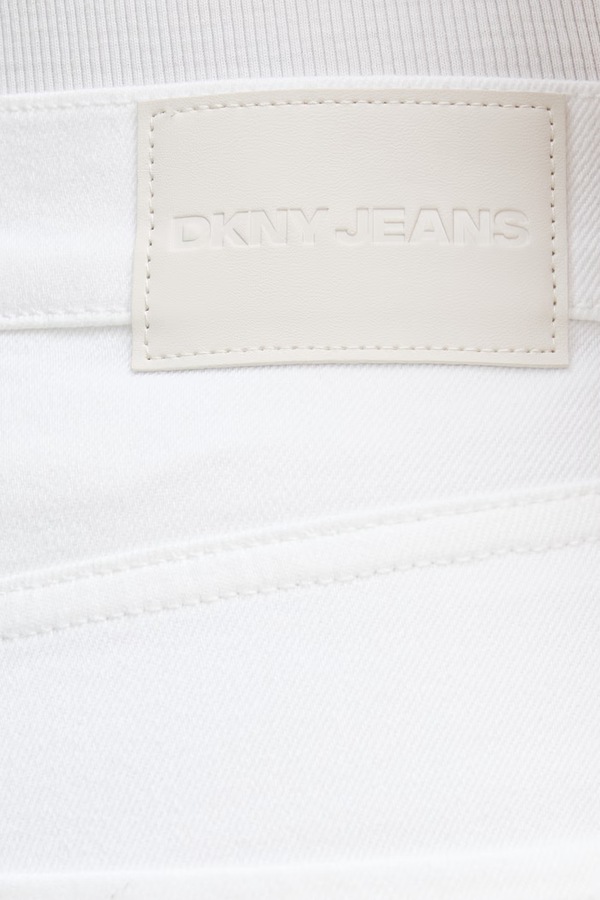 Джинси straight жіночі DKNY колір білий фото 4