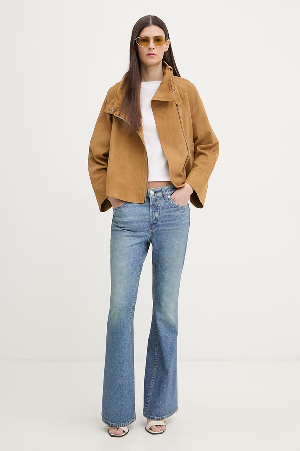 Штани-кльош жіночі віскозні rag & bone Miramar Dhalia колір блакитний