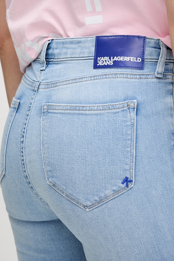 Джинси скінні жіночі Karl Lagerfeld Jeans колір блакитний фото 4