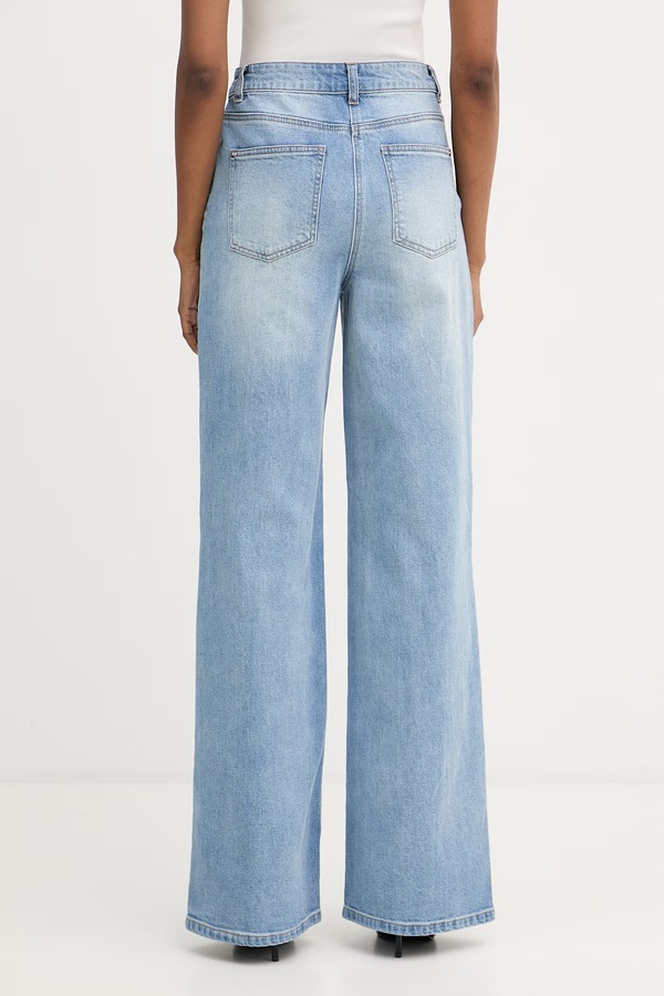 Джинси wide leg жіночі Morgan колір блакитний фото 3