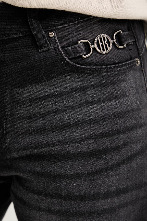 Джинси bootcut жіночі Fracomina BELLA колір чорний фото 4