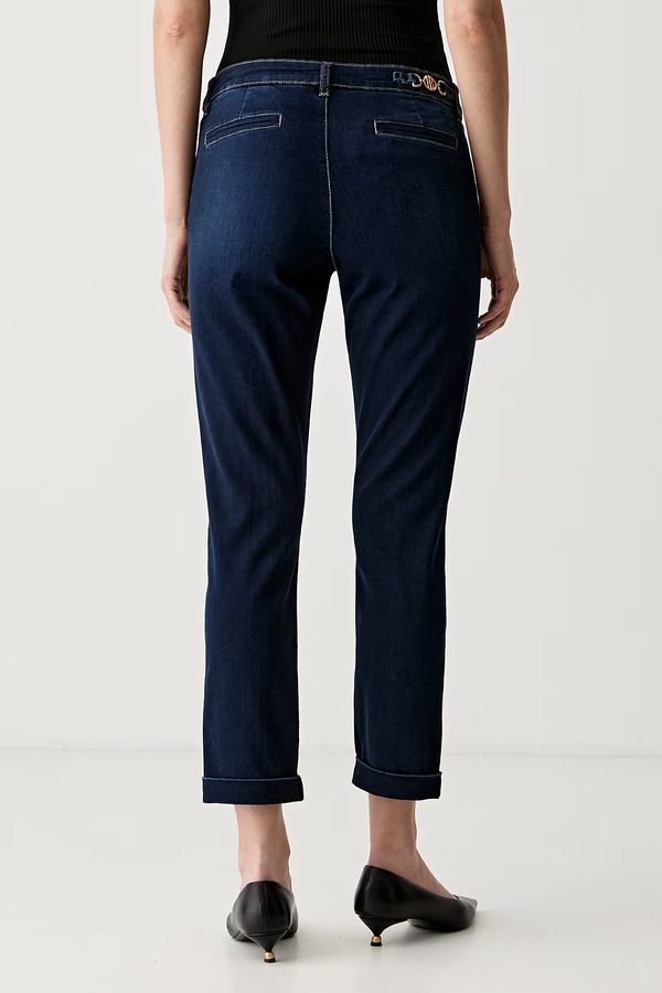 Джинси slim fit жіночі Fracomina CINDY колір темно-синій фото 2
