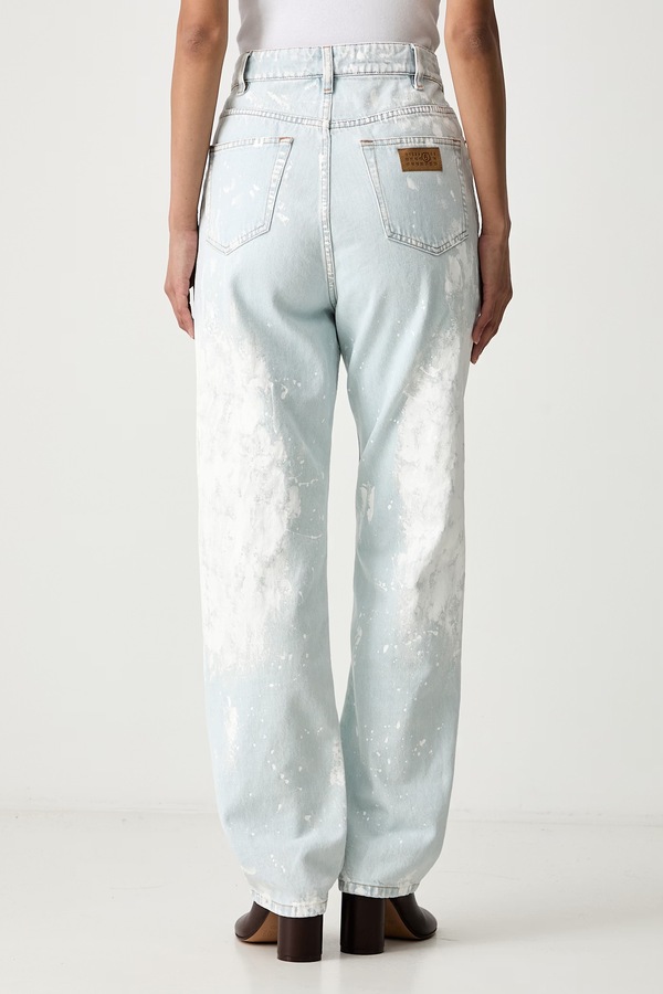 Джинси mom fit жіночі MM6 Maison Margiela колір блакитний фото 2