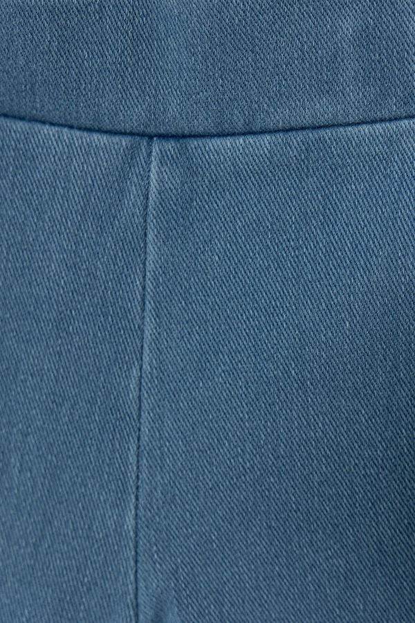 Брюки wide leg детские джинсовые United Colors of Benetton цвет голубой фото 2