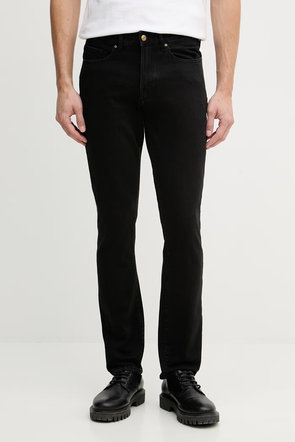 Джинси slim fit чоловічі Armani Exchange колір чорний