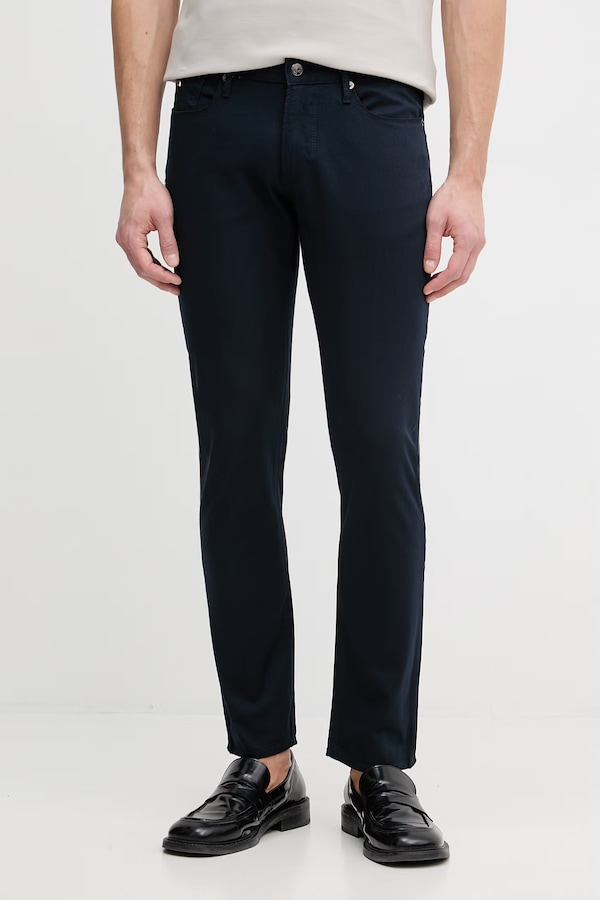 Джинси slim fit чоловічі Emporio Armani колір темно-синій
