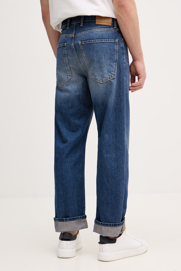 Джинси relaxed fit чоловічі United Colors of Benetton колір блакитний фото 2