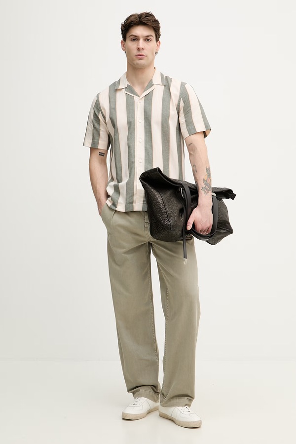 Джинси relaxed fit чоловічі Lindbergh колір зелений