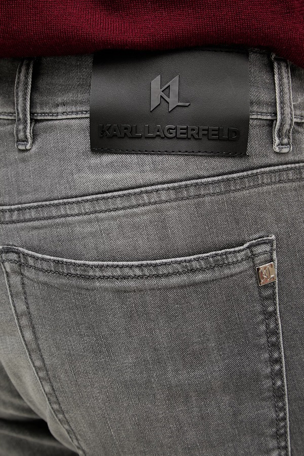 Джинси скіні чоловічі Karl Lagerfeld KL-JORDAN колір сірий фото 4