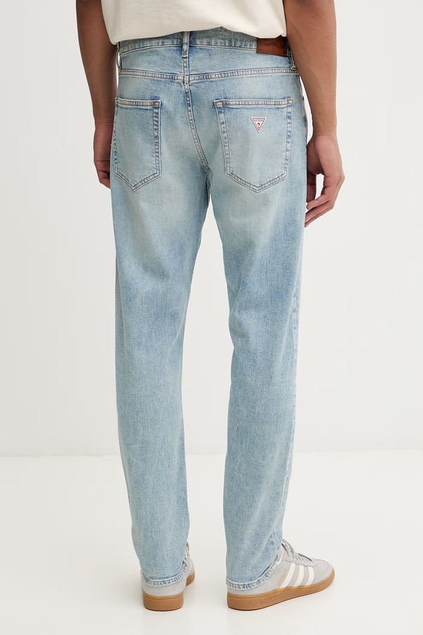 Джинси slim fit чоловічі Guess Jeans колір блакитний фото 2