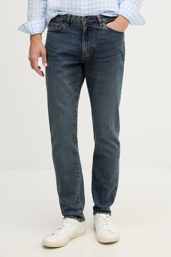 Джинси slim fit чоловічі Armani Exchange колір темно-синій