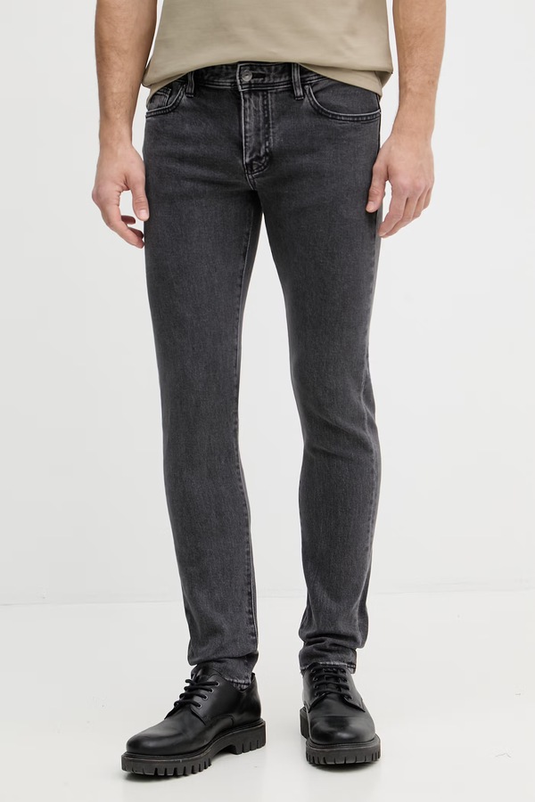 Джинси skinny чоловічі Armani Exchange колір сірий
