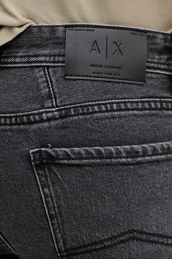 Джинси skinny чоловічі Armani Exchange колір сірий фото 4