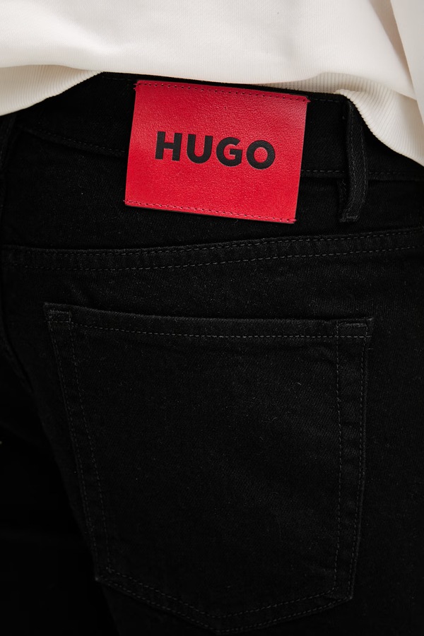 Шорти чоловічі джинсові HUGO 634/S колір чорний фото 4