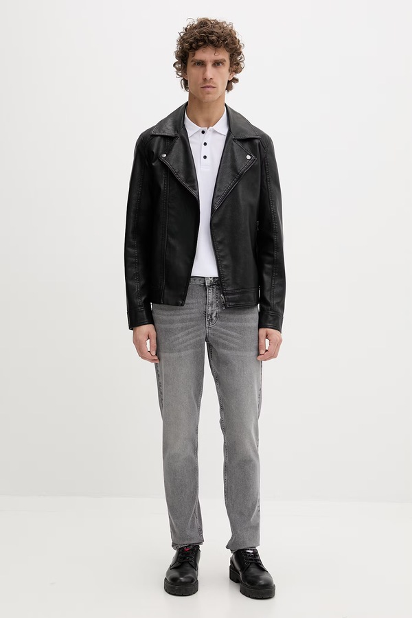 Джинси slim fit чоловічі Karl Lagerfeld Jeans колір сірий