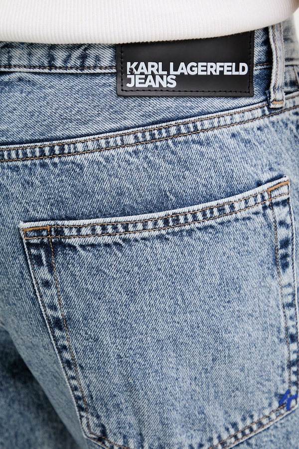Джинси straight чоловічі Karl Lagerfeld Jeans колір блакитний фото 4
