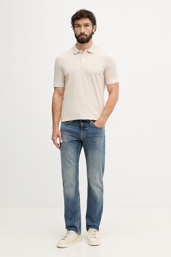 Джинси slim fit чоловічі Guess ANGELS колір блакитний