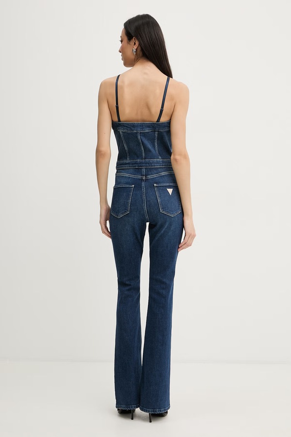 Комбинезон женский джинсовый Guess VALE цвет темно-синий фото 2