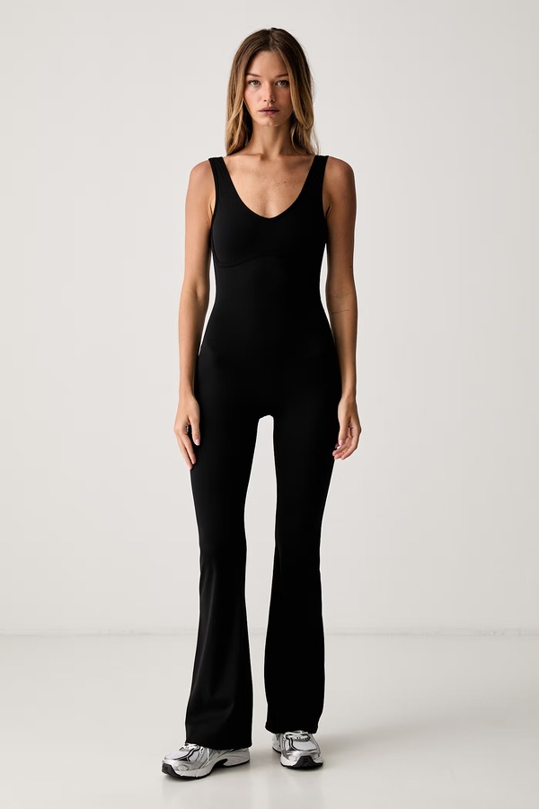 Комбинезон женский Le Privé COMFORT FLARE JUMPSUIT цвет черный