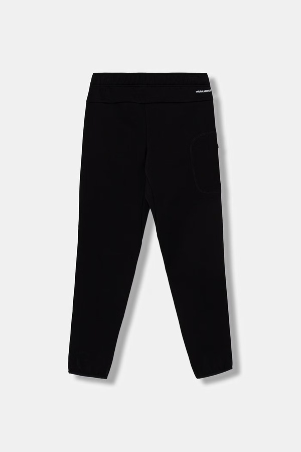 Спортивні штани дитячі з бавовною EA7 Emporio Armani колір чорний фото 3