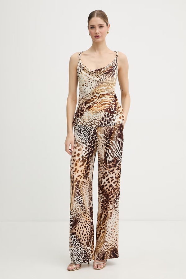 Брюки женские вискозные Marciano by Guess GISELLE цвет коричневый