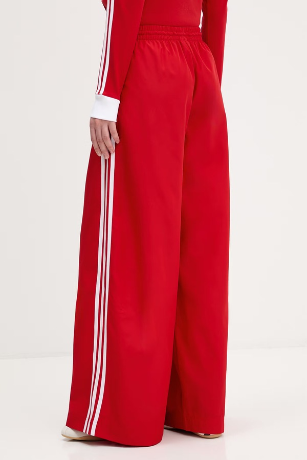 Спортивні штани жіночі adidas Originals Firebird колір червоний фото 3