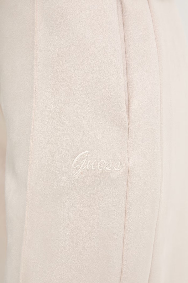 Штани Guess LIA колір бежевий фото 4