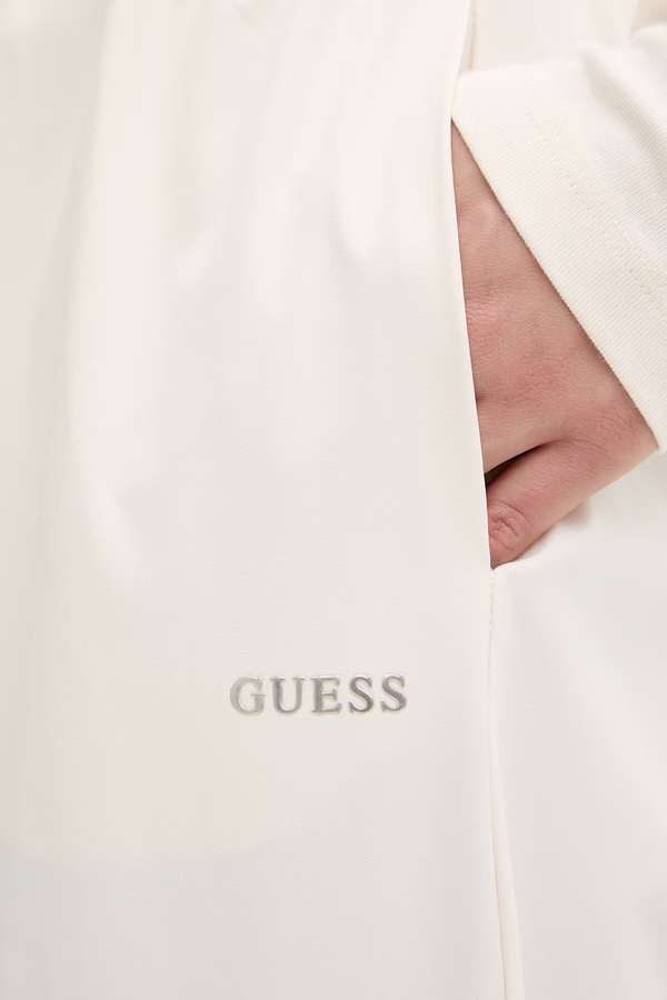 Штани Guess NAT колір бежевий фото 4