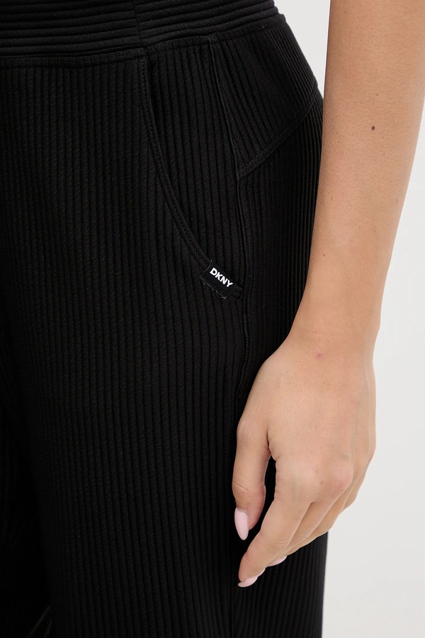 Спортивні штани DKNY колір чорний фото 4
