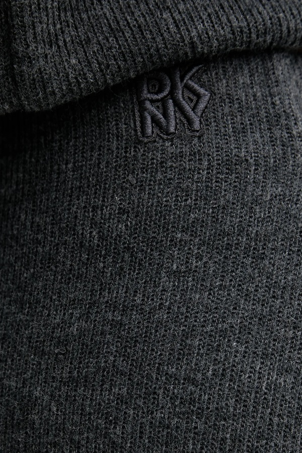 Штани DKNY колір сірий фото 4