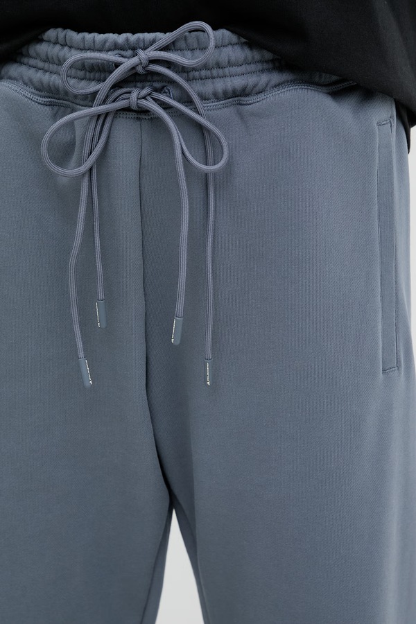 Бавовняні спортивні штани adidas by Stella McCartney колір сірий фото 4