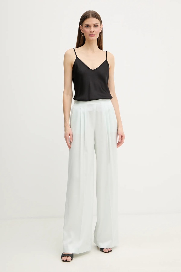 Штани Twinset колір бірюзовий
