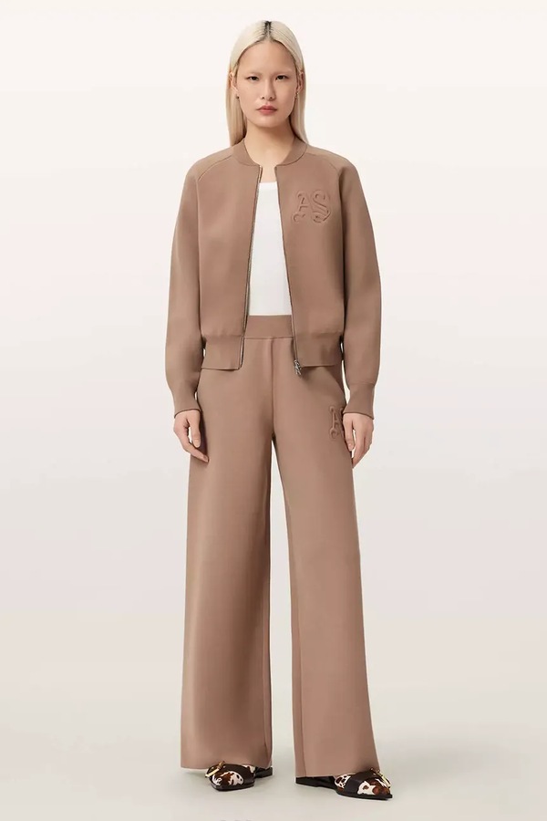 Брюки AllSaints SONNY цвет коричневый фото 2
