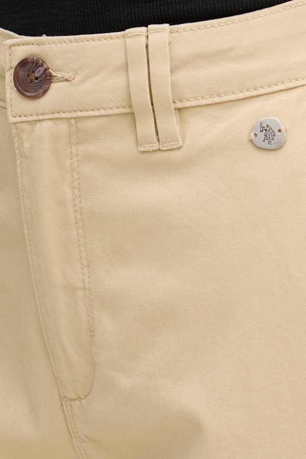 Штани U.S. Polo Assn. CHINO колір коричневий фото 4