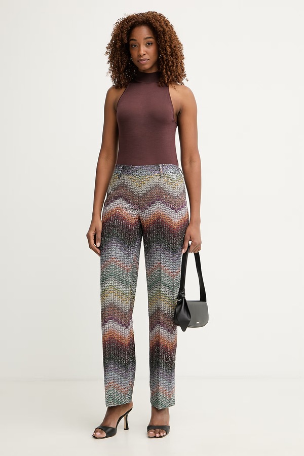 Штани жіночі Missoni колір барвистий